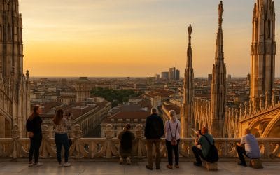 Experiencia “Milán desde el cielo”: entradas para la terraza del Duomo al atardecer
